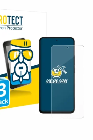 Prix Bas 3 Pièces BROTECT AirGlass Protection d'écran en verre pour Xiaomi Redmi Note 14 4G