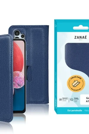 Soldes Etui Portefeuille Zanae Marine pour Galaxy A13