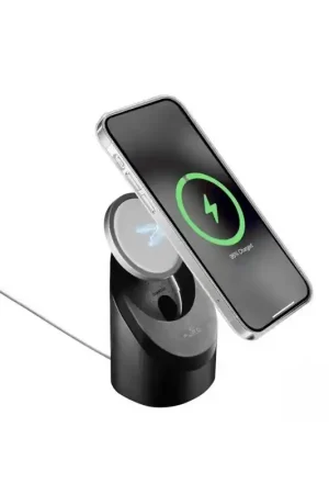 Remise Support Stand Compatible Chargeur MagSafe Noir Puro
