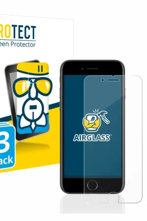 Soldes 3 Pièces BROTECT AirGlass Protection d'écran en verre pour Apple iPhone 7