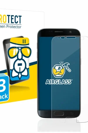 3 Pièces BROTECT AirGlass Protection d'écran en verre pour Samsung Galaxy S7 Prix Promo