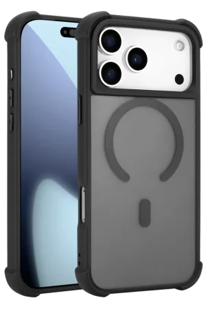 Livraison Express Coverzs Coque antichoc mate avec MagSafe iPhone 17 Pro Max (noir)