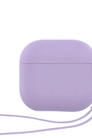 Produit De Marque ShieldCase Coque silicone Airpods 4 avec cordon (violet)