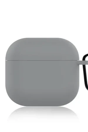 Affaire À Saisir ShieldCase Coque silicone Airpods 4 (gris)