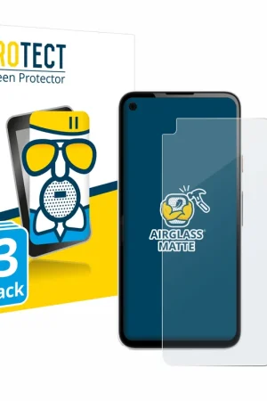 3 Pièces BROTECT AirGlass Matte Protection d'écran en verre mat pour Google Pixel 4a Commander Maintenant