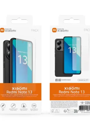 Commander Vite Pack Xiaomi Redmi Note 13 4G coque TPU et verre trempé