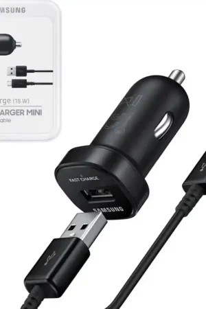 Paiement Sécurisé Chargeur allume cigare MINI 2A, Charge rapide, micro USB