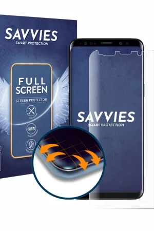 4 Pièces Savvies Full-Screen Protection Ecran pour Samsung Galaxy S9 Plus Populaire