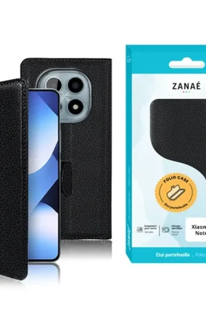 Prix Choc Etui Portefeuille Zanae noir pour Redmi Note 15 5G