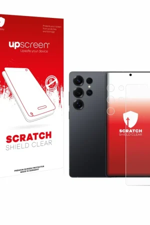 upscreen Scratch Shield Clear Premium Protection d'écran pour Samsung Galaxy S25 Ultra (Avant+Caméra) Prix Promo