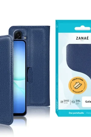 Prix Réduit Etui Portefeuille Zanae pour Galaxy A17 - Marine