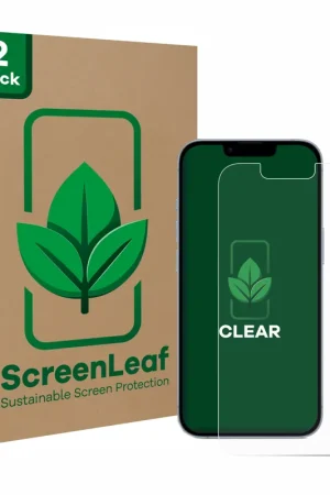 2 Pièces ScreenLeaf Clear Protection d'écran durable pour Apple iPhone 14 Prix Choc