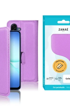 Bon Plan Étui Portefeuille Zanae pour Galaxy A17 Violet
