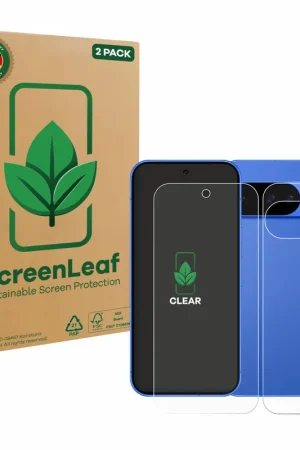 Vente Flash 2 Pièces ScreenLeaf Clear Protection d'écran durable pour Google Pixel 10 (Avant+Arrière)