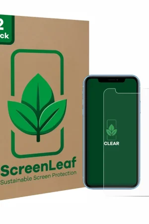 2 Pièces ScreenLeaf Clear Protection d'écran durable pour Apple iPhone XR Vente Directe