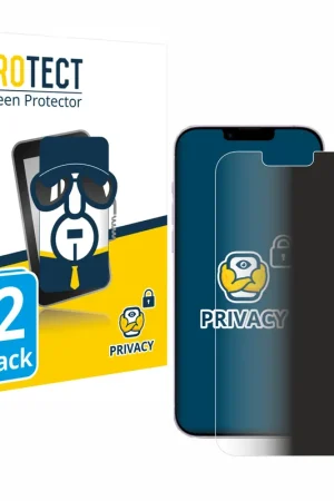 Livraison Express 2 Pièces BROTECT Protecteur d'écran Privacy Clear pour Apple iPhone 14 Plus