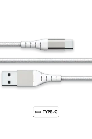 Prix Cassé Câble USB A/USB C Garanti à vie 2 m Blanc Force Power Lite