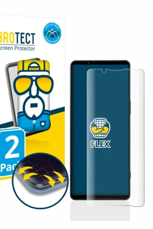 2 Pièces BROTECT Flex Full-Cover film de protection pour Sony Xperia 1 V Réduction