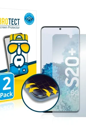 2 Pièces BROTECT Flex Full-Cover film de protection pour Samsung Galaxy S20 Plus 5G Meilleur Prix