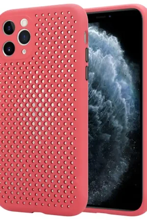 ShieldCase Coque silicone avec trous pour iPhone 11 Pro (rouge) Soldes
