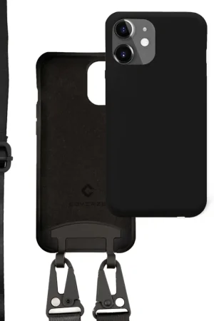 Coverzs Coque silicone à bande épaisse iPhone 11 (noir) Certifié