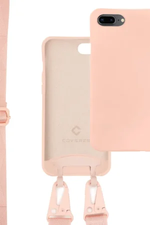 Certifié Coverzs Coque silicone à bande épaisse iPhone 7/8 Plus (rose)
