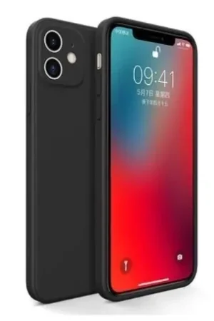 ShieldCase Coque silicone carrée iPhone 11 (noir) Commander Vite