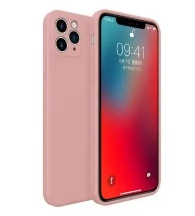 ShieldCase Coque silicone carrée iPhone 11 Pro (rose) Livraison Gratuite
