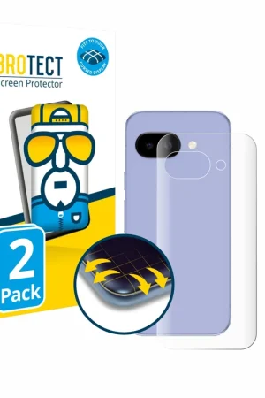 Livraison Express 2 Pièces BROTECT Flex Full-Cover film de protection pour Google Pixel 9a (Arrière)