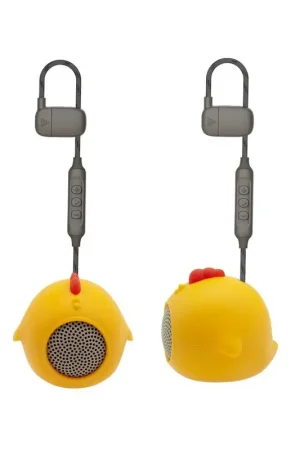 Expédition Rapide Mini enceinte Aniball Poule Jaune - 3w sans fil