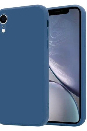 ShieldCase Coque silicone carrée  iPhone Xr (bleu) Expédition Rapide