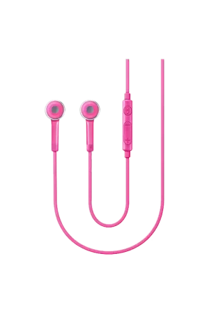 Kit piéton Filaire Jack 3.5mm3 boutons Rose Samsung Soldes