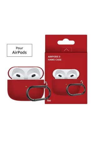 Commander Maintenant Etui Soft-Touch pour Airpods 3 - rouge