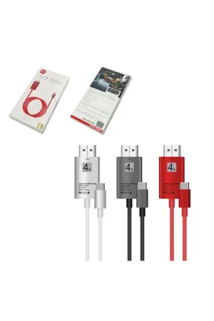 Certifié Cable Type C vers HDMI - Noir