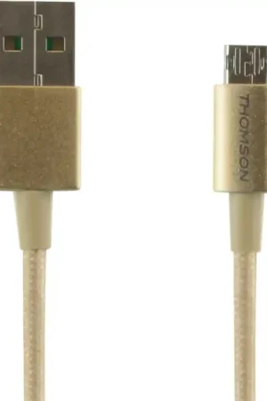 Câble USB/ micro USB réversible Thomson doré Promotion