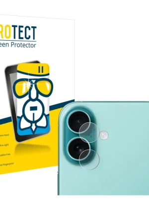 Achat Immédiat BROTECT AirGlass Protection d'écran en verre pour Apple iPhone 16 Plus (Caméra UNIQUEMENT)