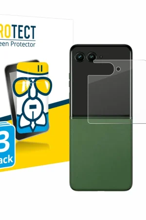 3 Pièces BROTECT AirGlass Protection d'écran en verre pour Motorola Razr 50 (Affichage arrière) Commande En Gros