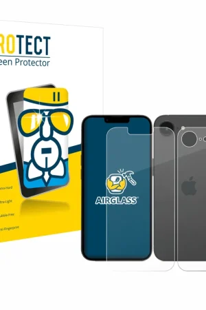 BROTECT AirGlass Protection d'écran en verre pour Apple iPhone 16e (Avant+Arrière) Nouveauté