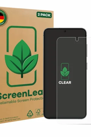 Bon Marché 2 Pièces ScreenLeaf Clear Protection d'écran durable pour Samsung Galaxy S24