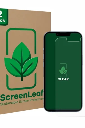 Quantité Limitée 2 Pièces ScreenLeaf Clear Protection d'écran durable pour Apple iPhone 13 Pro