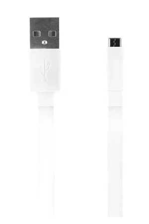Câble blanc de charge et synchronisation USB/Micro USB Usine Directe