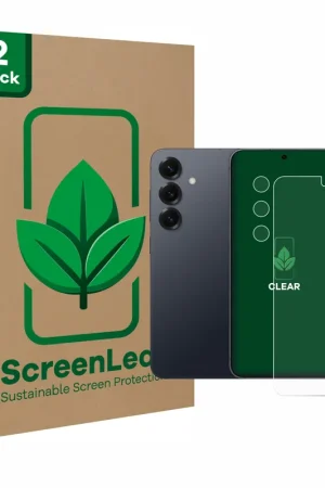 2 Pièces ScreenLeaf Clear Protection d'écran durable pour Samsung Galaxy S25 (Avant+Caméra) Retour Gratuit