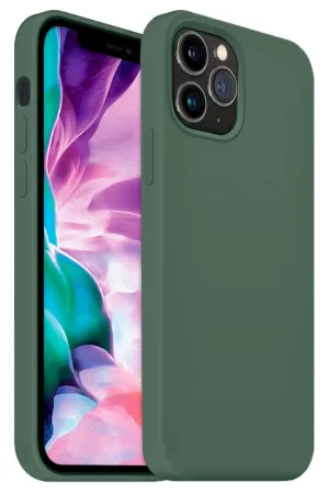 Authentique Coverzs Coque silicone de luxe iPhone 11 Pro (vert pin)