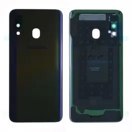 Retour Gratuit Vitre Arrière Samsung Galaxy A40 (A405F) Noir Occasion Grade A
