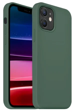 Expédition Rapide Coverzs Coque silicone de luxe iPhone 11 (vert pin)
