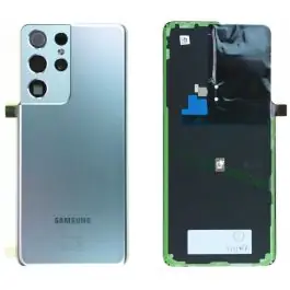 Satisfait Ou Remboursé Vitre Arrière Samsung Galaxy S21 Ultra (G988B) Blanc Occasion Grade A