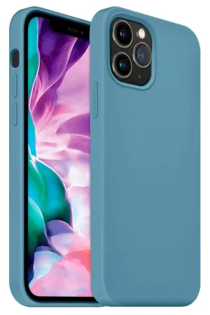 Prix Bas Coverzs Coque silicone de luxe iPhone 12 Pro (bleu clair)