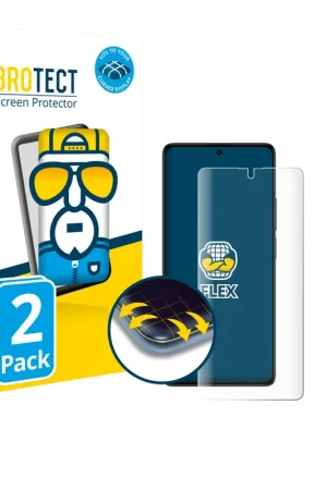 2 Pièces BROTECT Flex Full-Cover film de protection pour Xiaomi Poco M6 Pro 4G Vente Directe