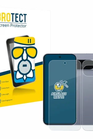 Commander Maintenant BROTECT AirGlass Matte Protection d'écran en verre mat pour Google Pixel 10 Pro XL (Avant+Arrière)