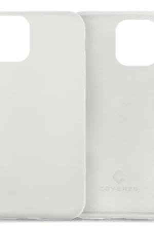 Réduction Coverzs Coque silicone de luxe iPhone 13 Pro (blanc)